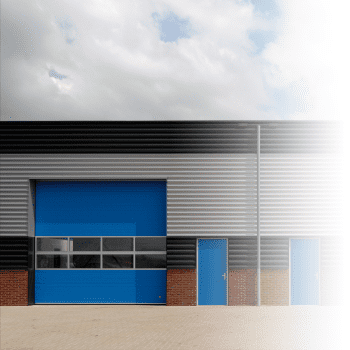 Each overhead door can be fitted with a wicket door.